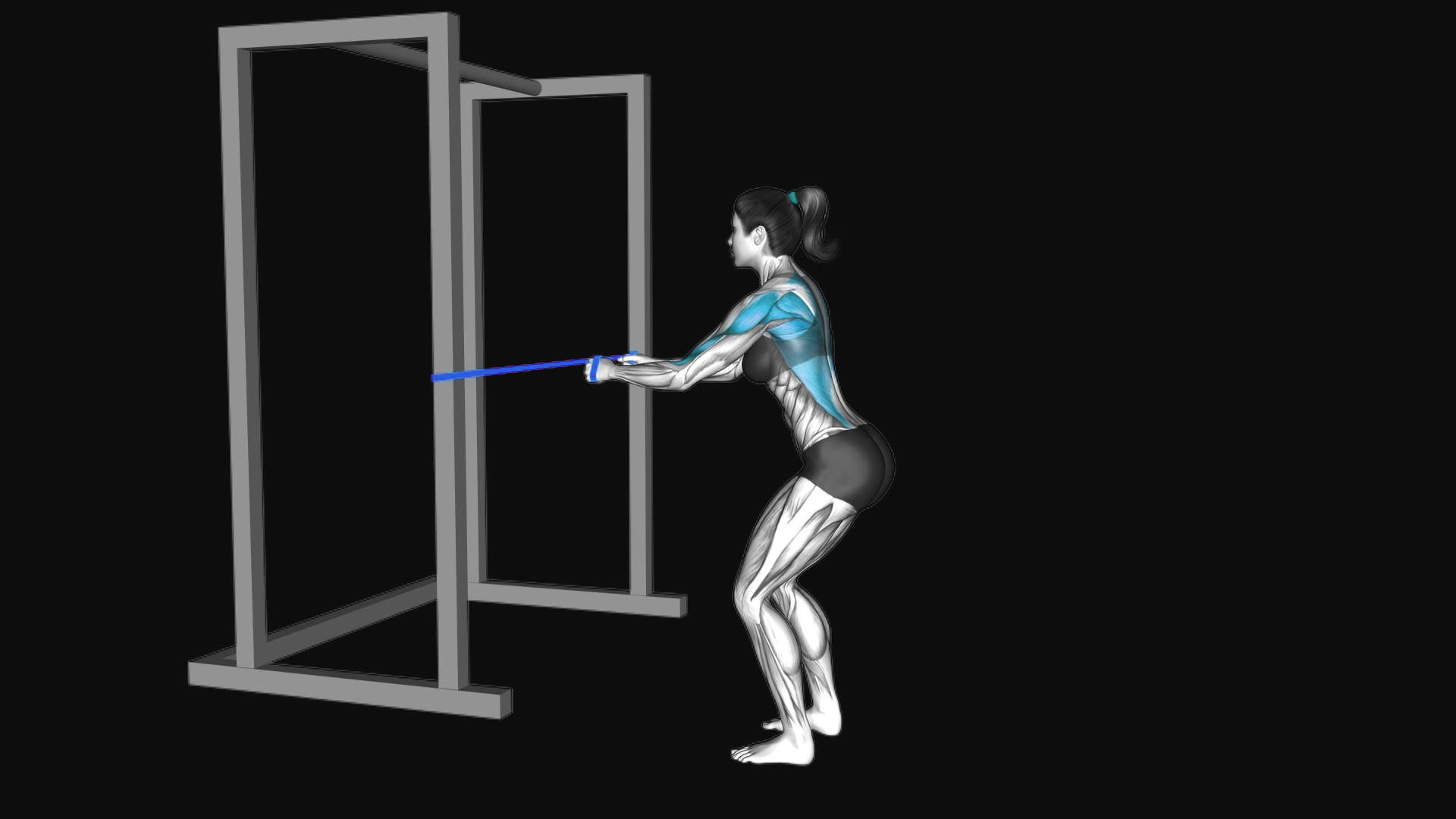 Resistance Band Standing Row