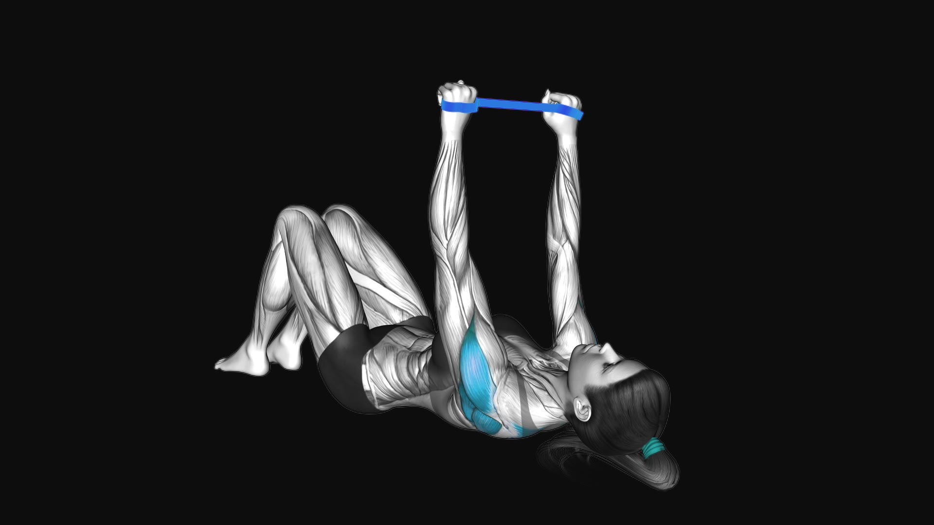 Resistance Band Lying Shoulder Abduction