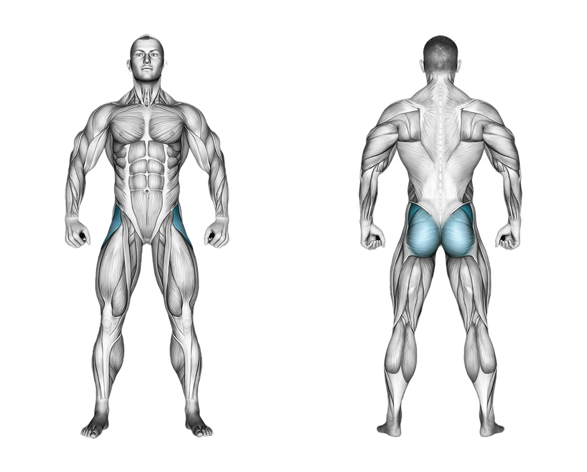Resistance Band Monster Walk: glutes