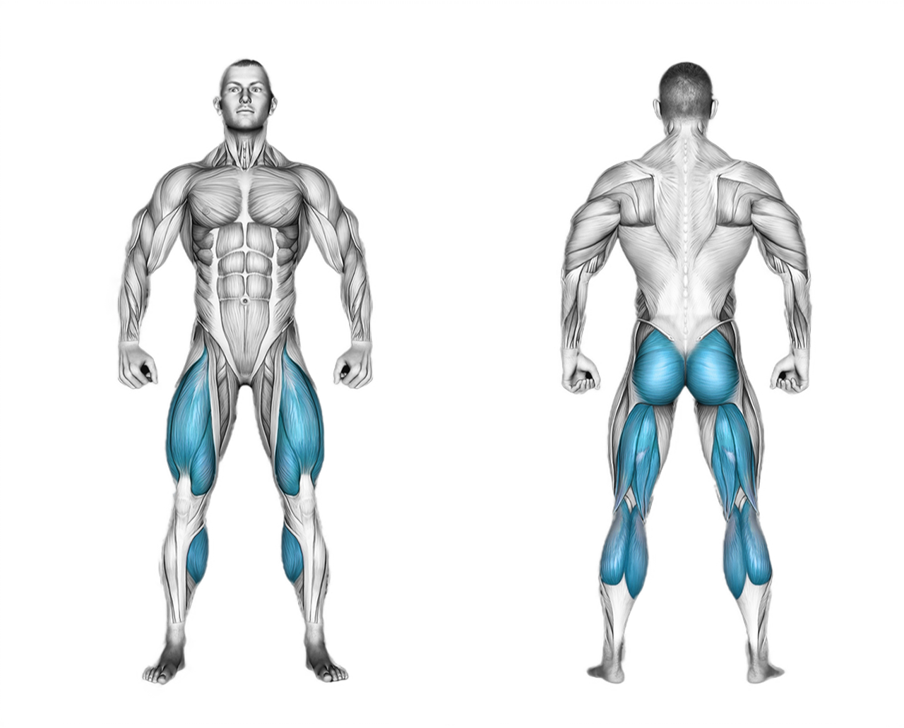 Dumbbell Rear Lunge: legs