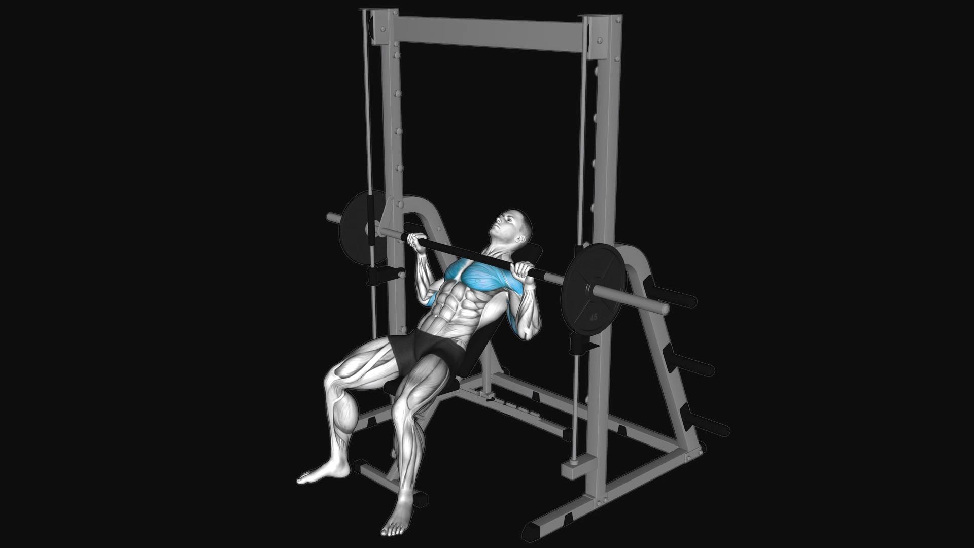 Smith Machine Incline Bench Press