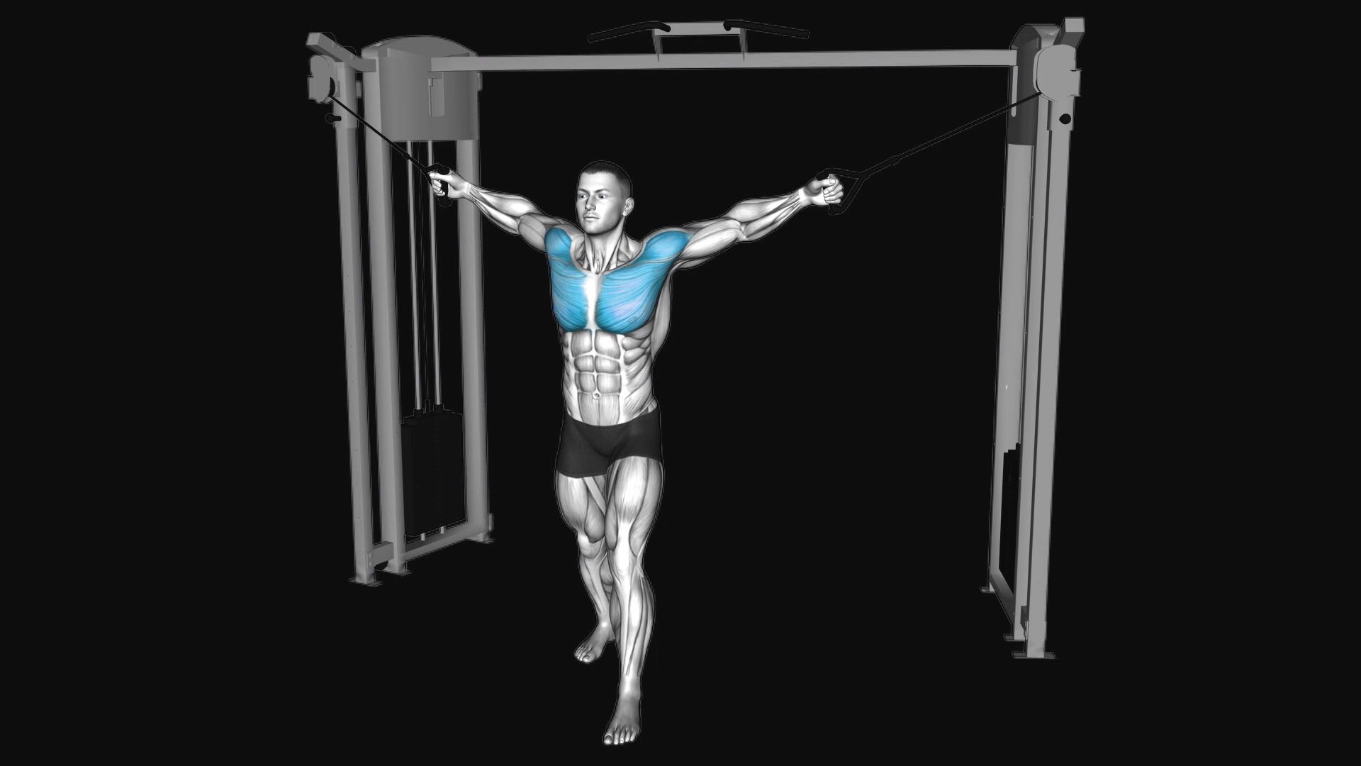 High Cable Chest Fly