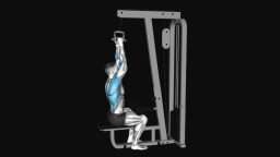 Cable Lateral Pulldown with V-Bar