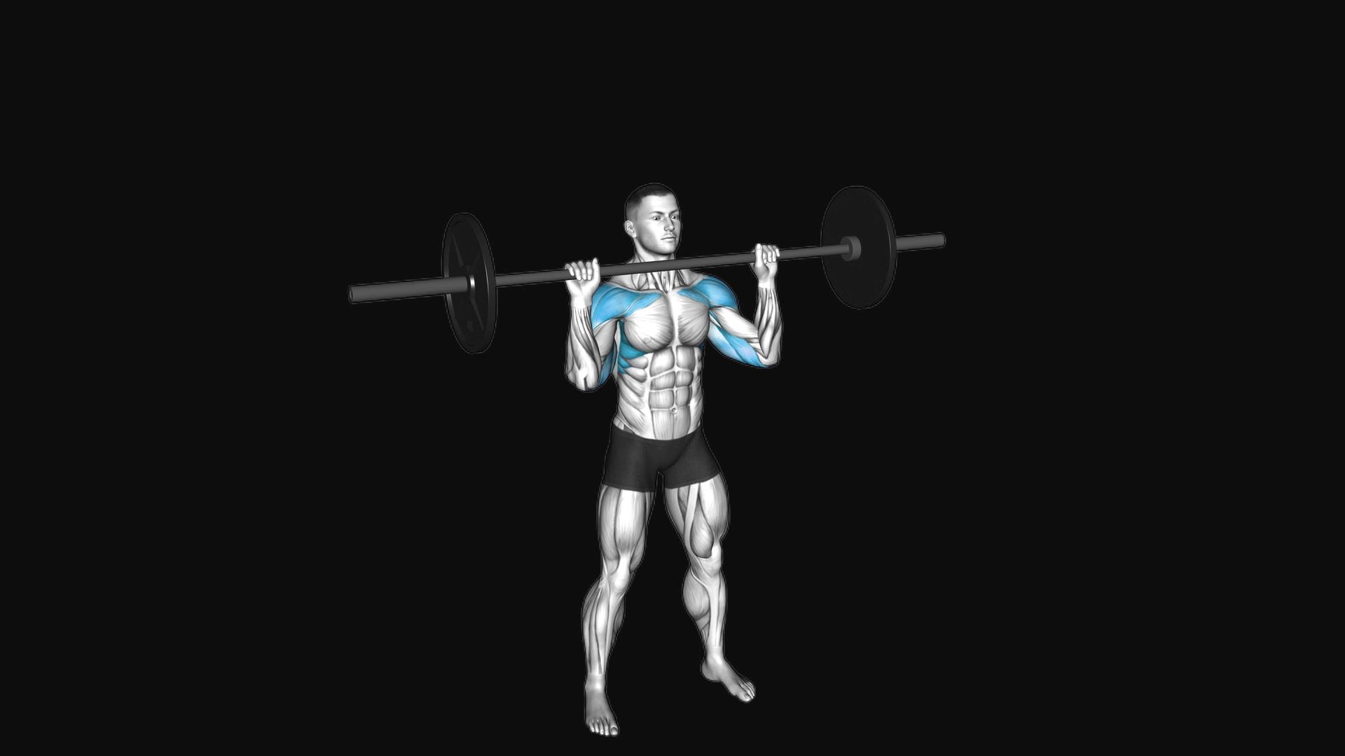 Barbell Standing Overhead Press