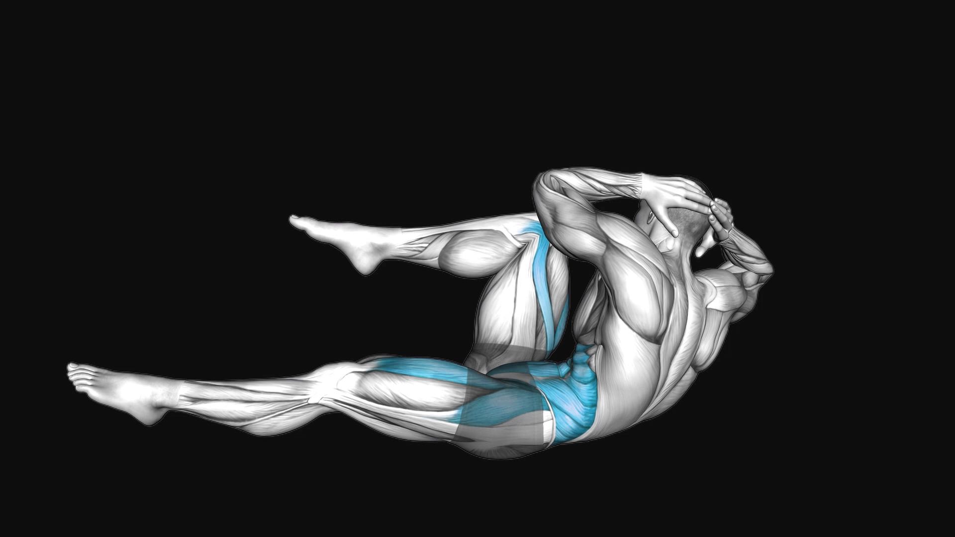 Elbow to Knee Crunch