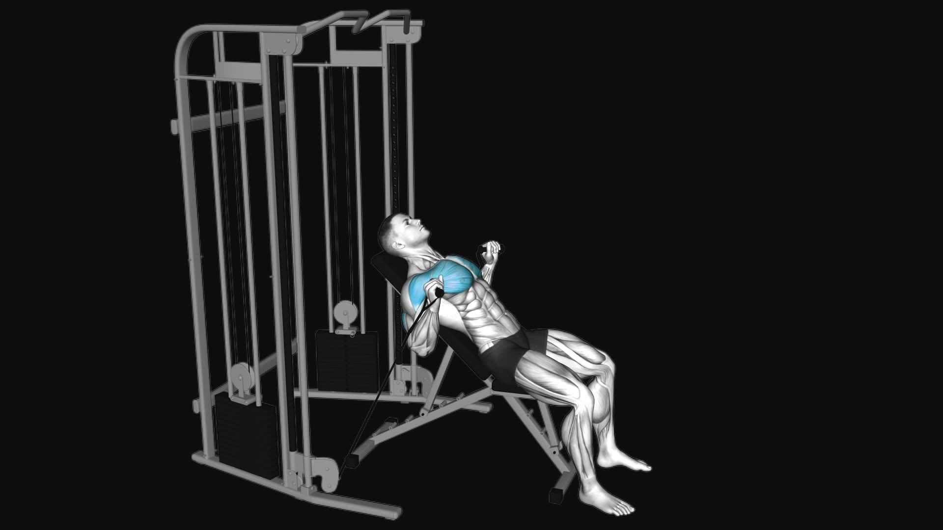 Cable Incline Bench Press