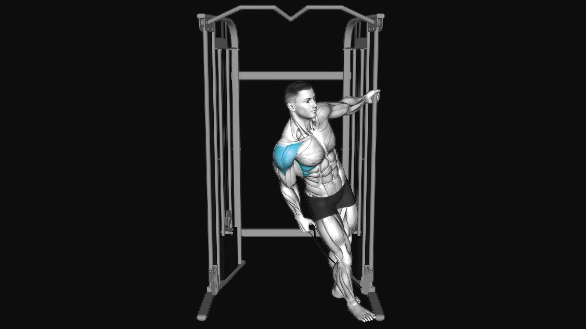 Cable Leaning Lateral Raise