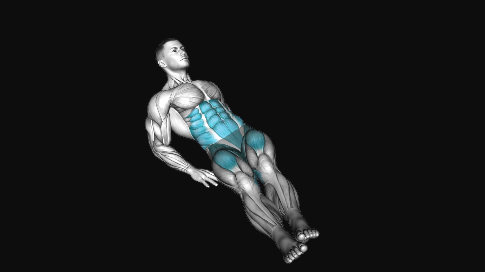Bodyweight Rainbow Leg Raise