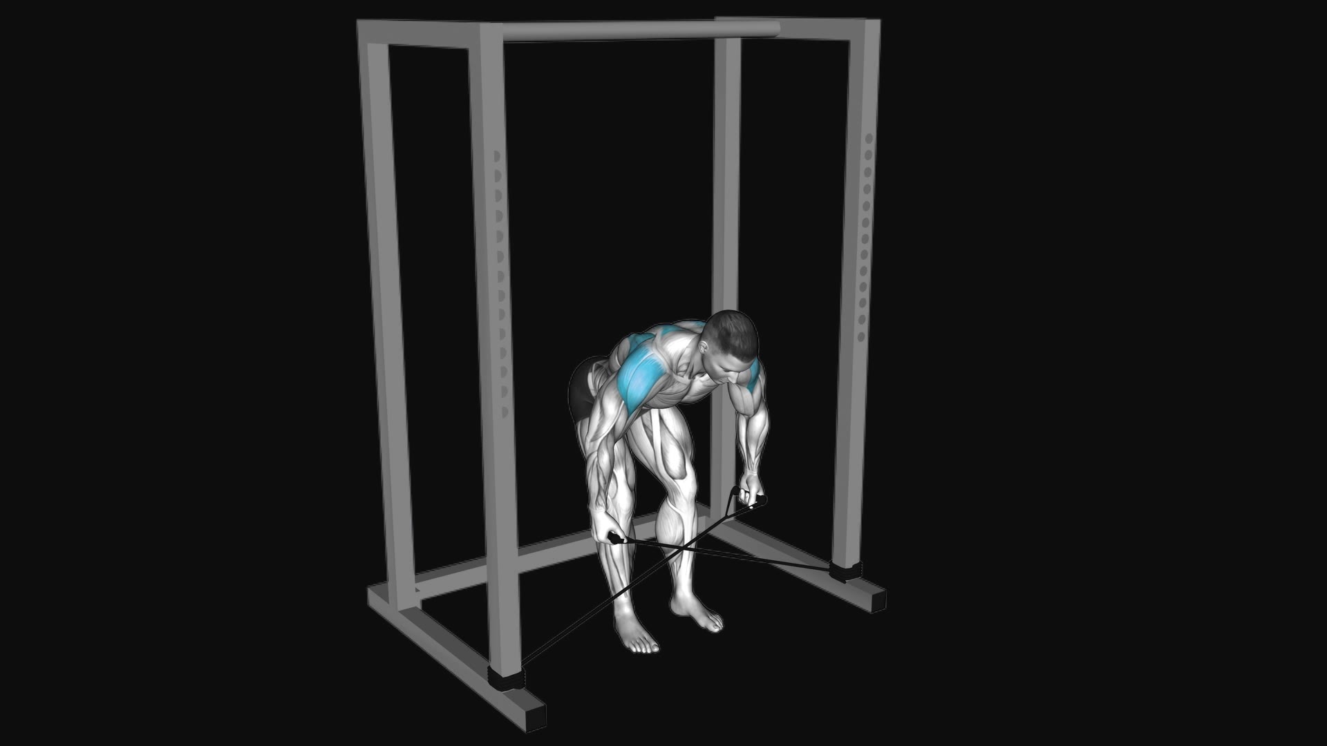Band Bent over Rear Lateral Raise