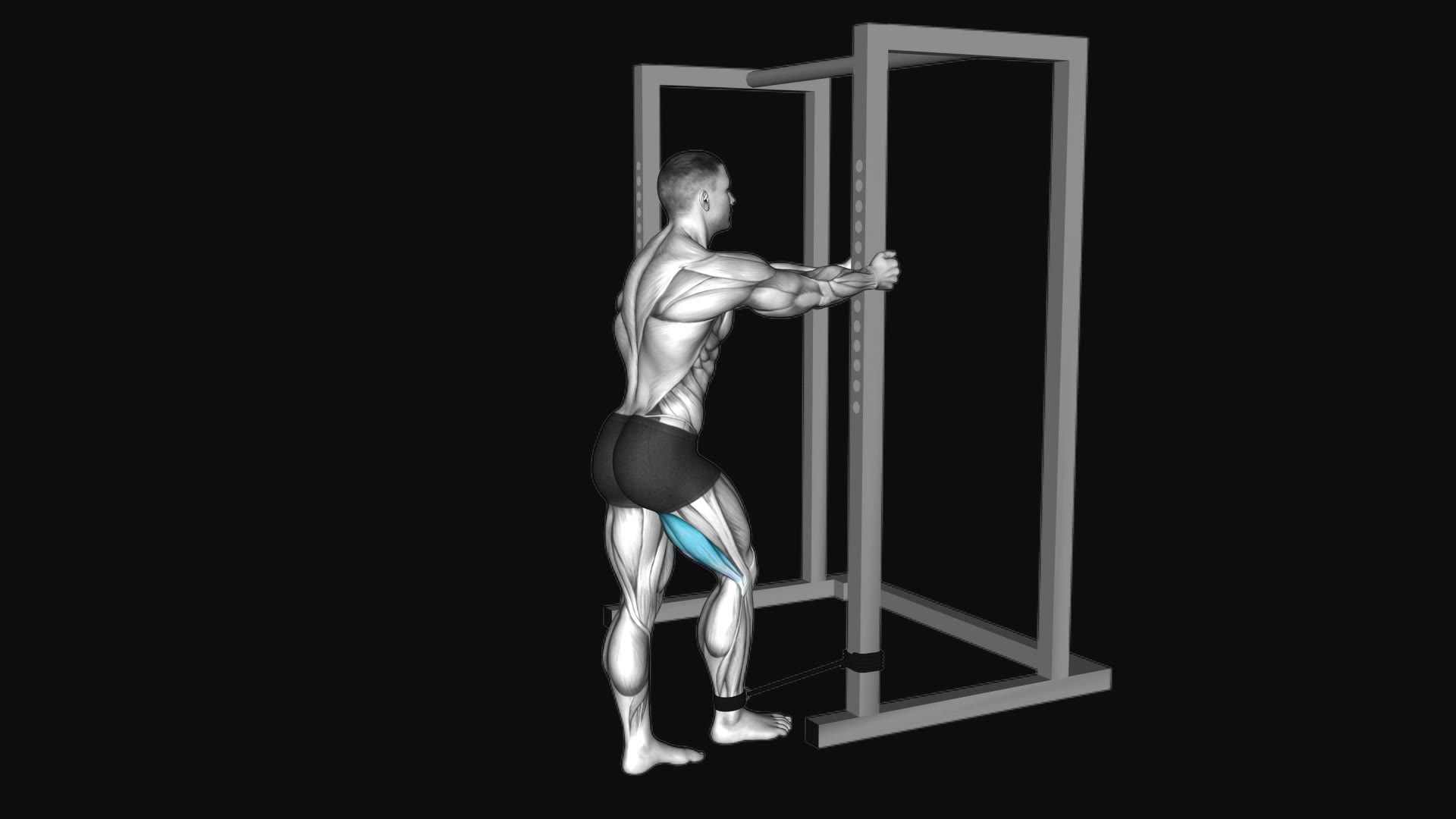 Band Standing Leg Curl