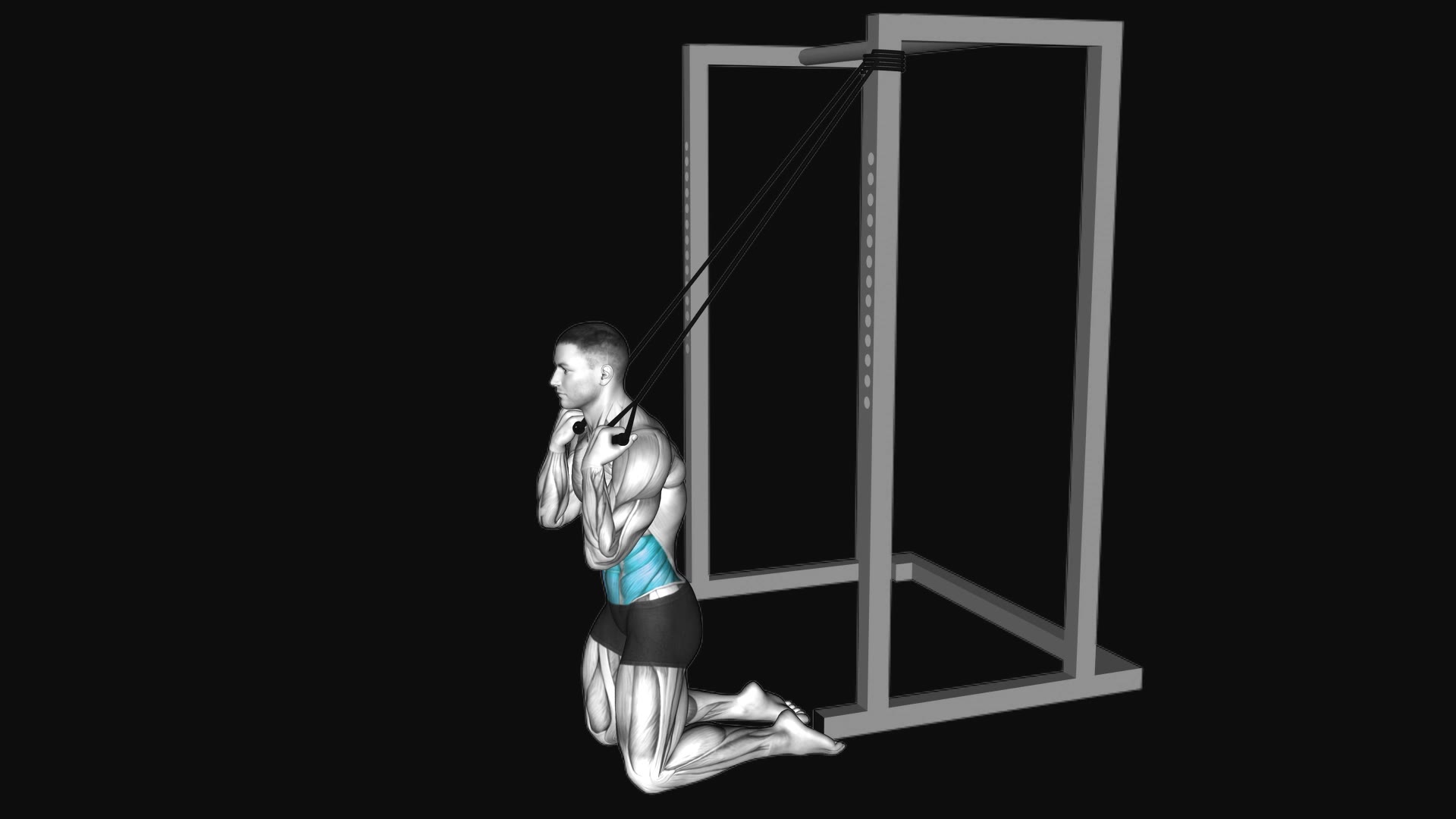 Band Kneeling Crunch