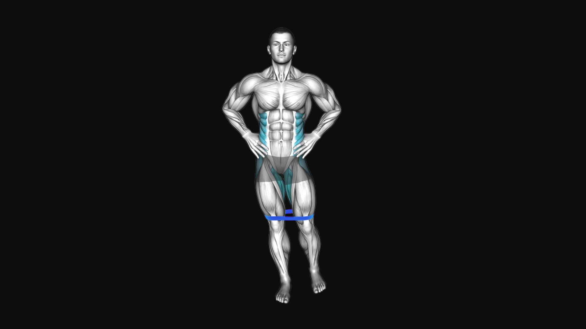 Resistance Band Standing Balance Hip Abduction
