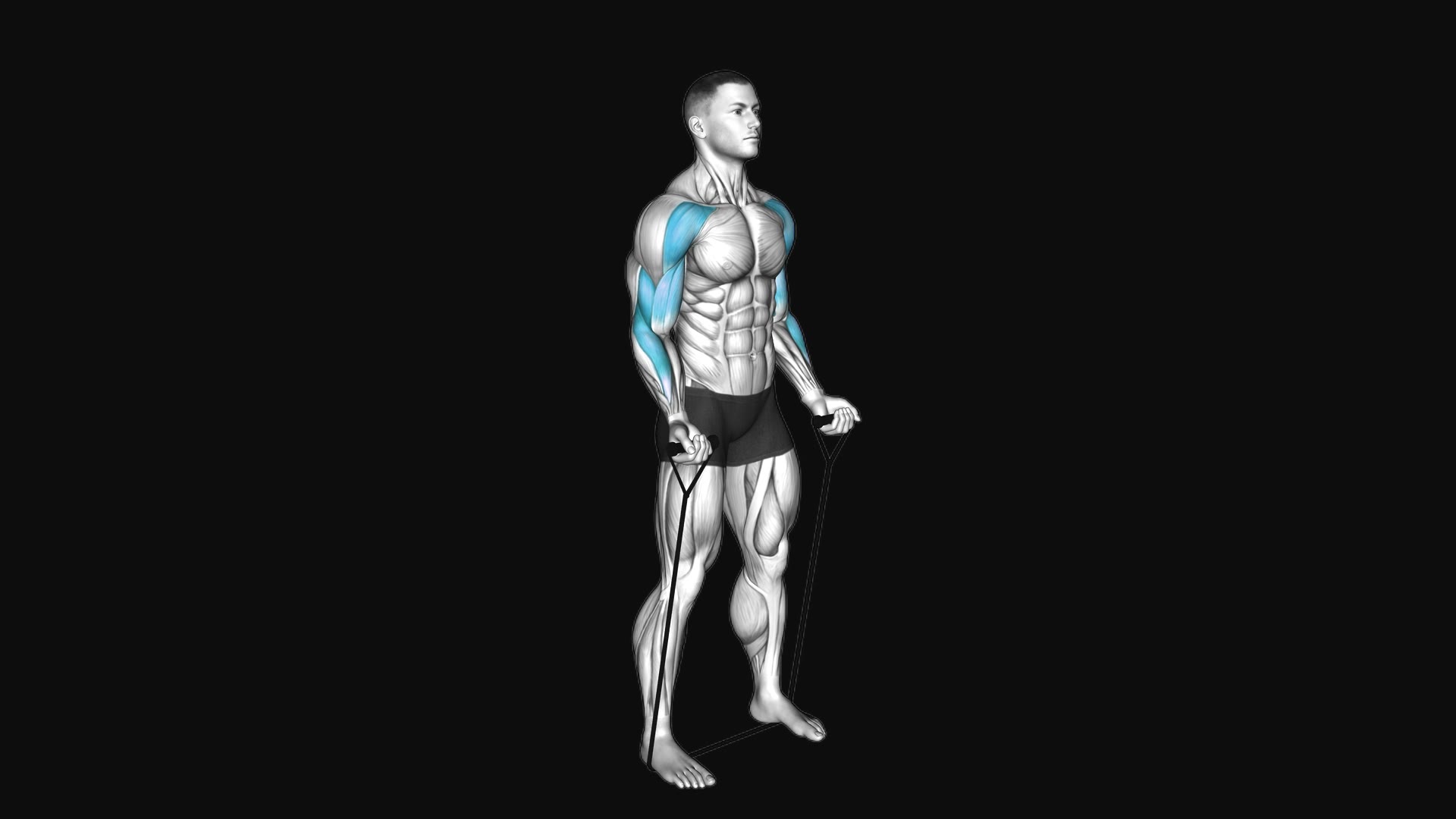 Resistance Band Drag Curl