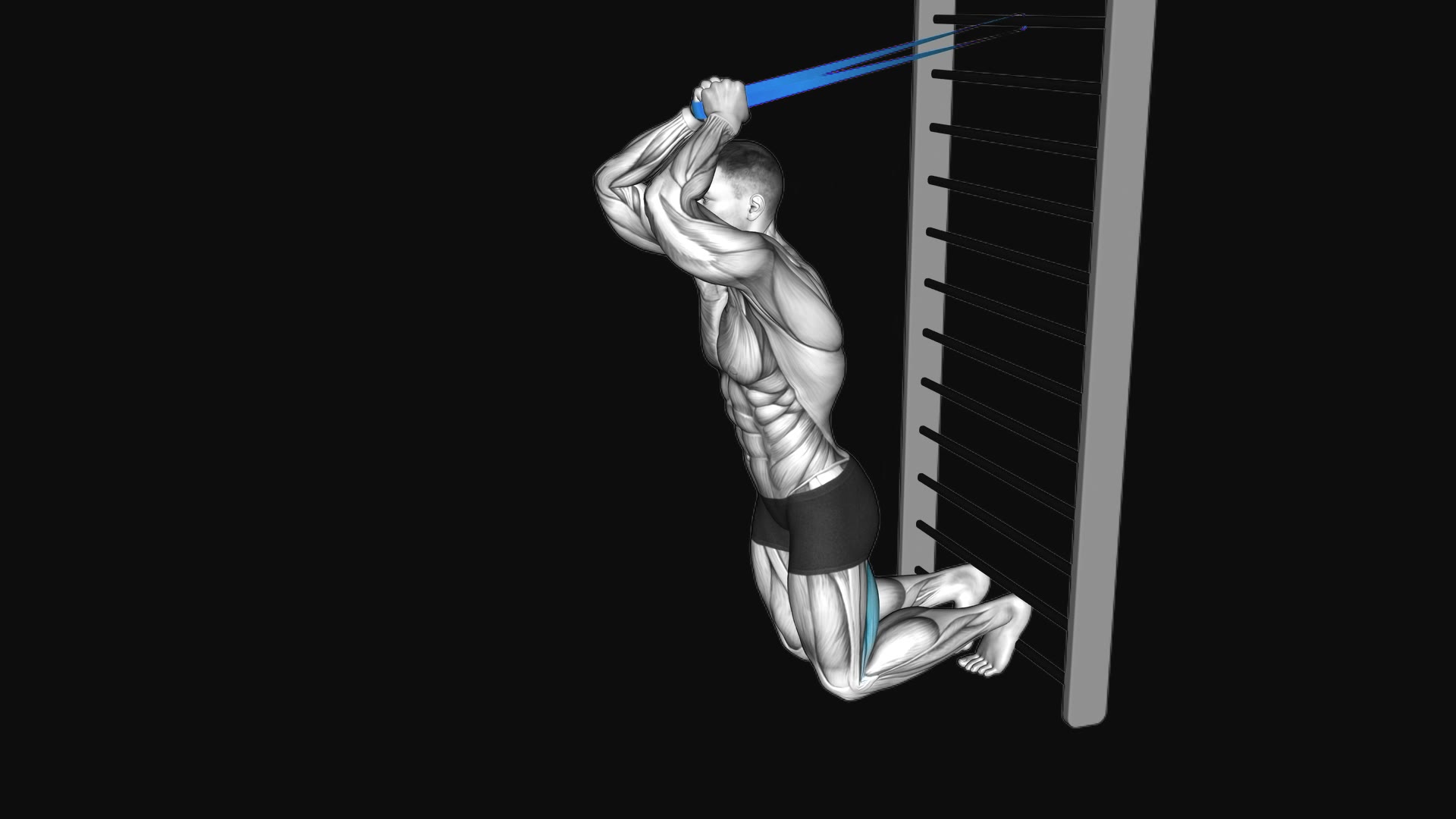 Resistance Band Assisted Nordic Hamstring Curl