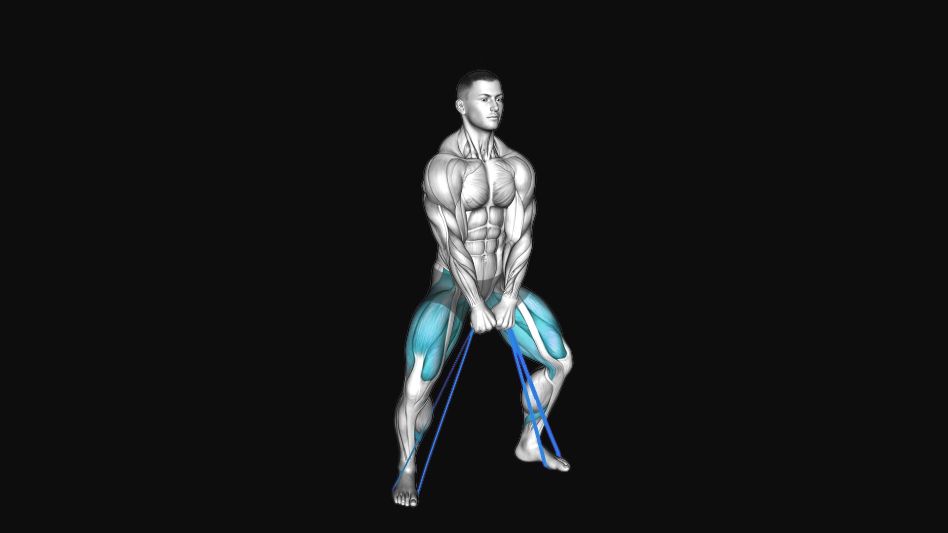 Resistance Band Sumo Squat
