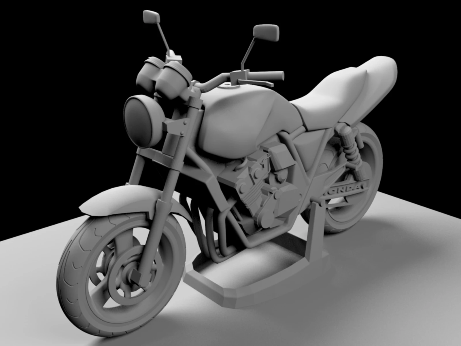 Honda CB400 printable (готовая к печати на 3д принтере)