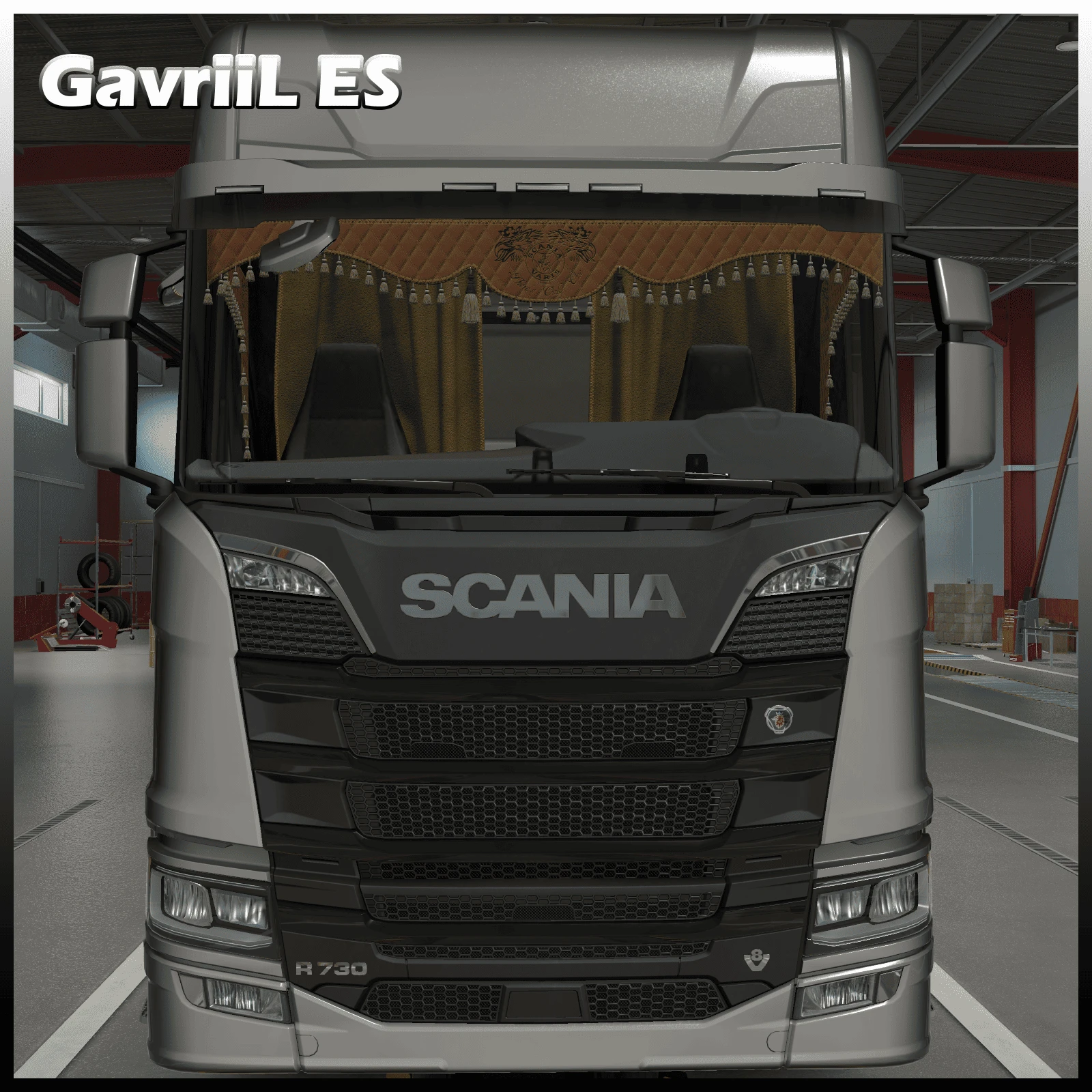 Комплект ламбрекенов для Scania S\R Next Gen (SCS)