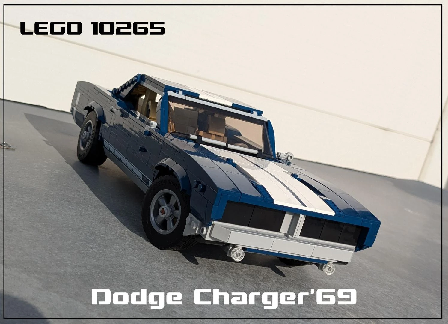 Альтернативная инструкция lego 10265 Dodge Charger