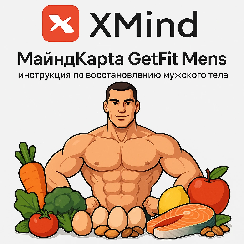 МайндКарта GetFit Mens — инструкция по восстановлению мужского тела