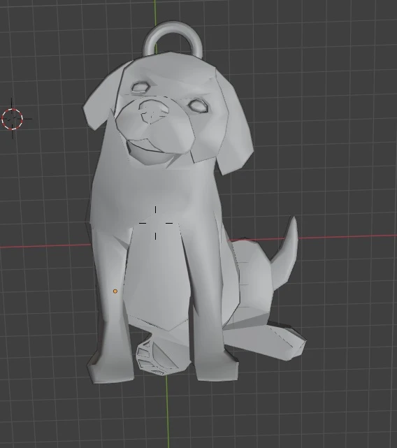 Брелок Лабрадор (lowpoly)