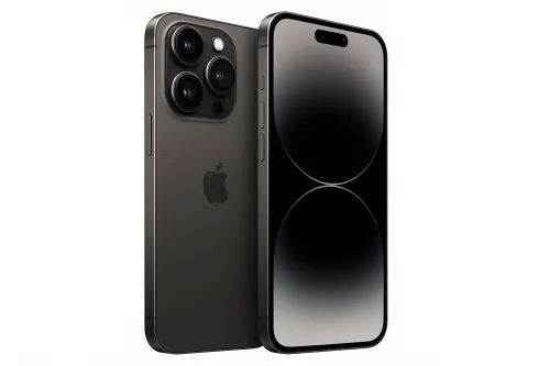 Apple Smartphone from front and back, showcasing its stylish appearance