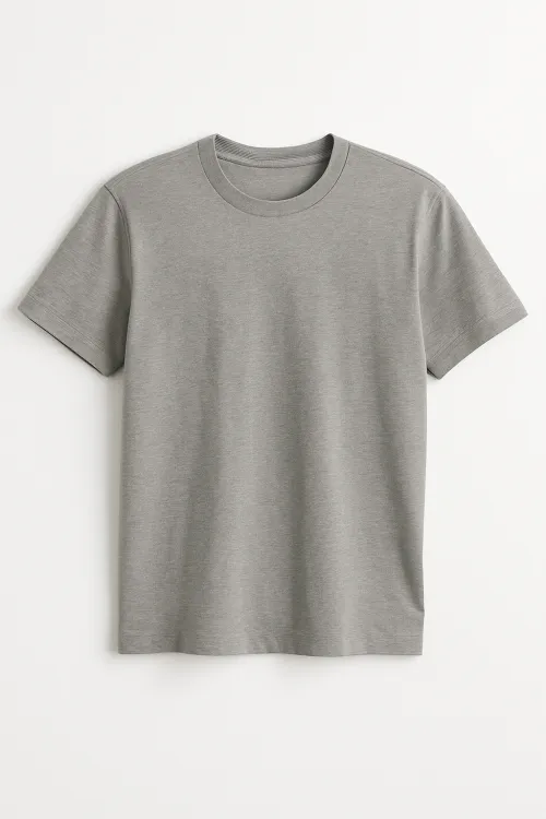 Simple gray t-shirt, perfectly suitable for everyday wear