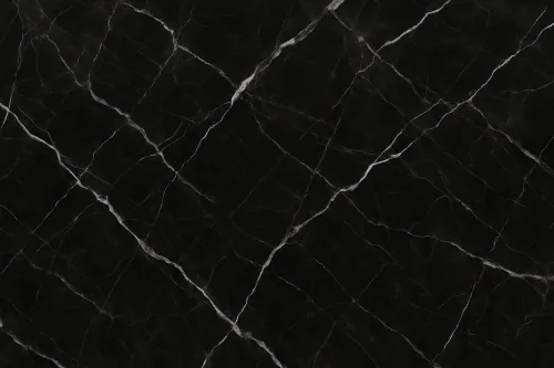 Image of black marble with expressive white lines