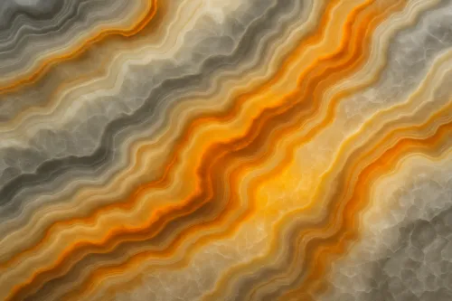 Hermoso fondo abstracto con líneas onduladas en colores naranja y gris