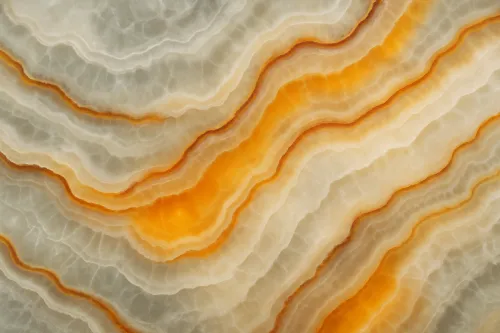 Textura de ágata con bandas y capas naranjas y blancas