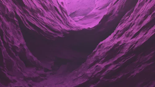 Formas estrechas de una hendidura profunda con tonos violetas