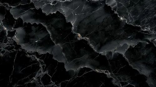 Textura de mármol negro, cubierta de líneas y manchas blancas