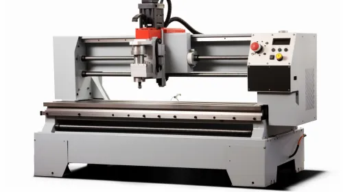 Fresadora con sistema de control automatizado y mesa de trabajo
