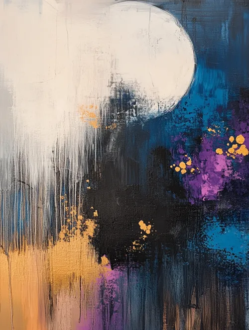 Contemporary Abstraction with Bright Color Blocks