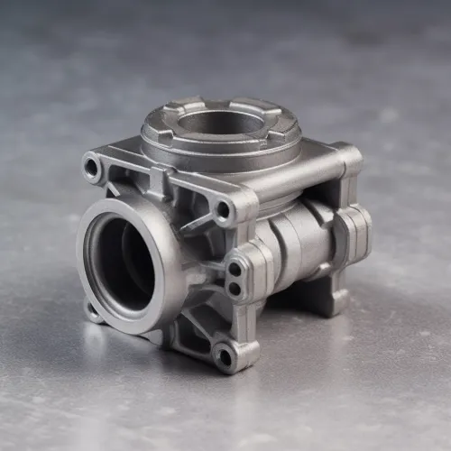 Precise metal part with a meticulously processed surface
