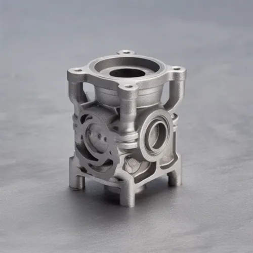 Complex Metal Part with Internal Mechanisms and Holes
