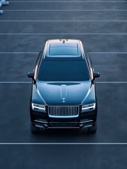 Premium SUV with an exquisite design in a parking lot