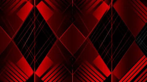Abstract background with geometric shapes and lines in red color
