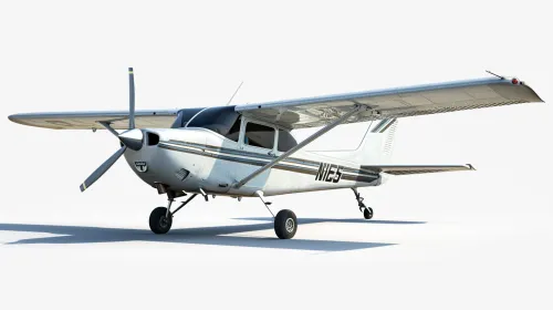 Cessna 172 - a popular four-seat small aircraft on the runway