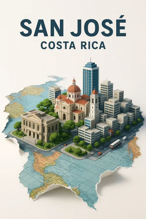 Detailed representation of the architecture and urban infrastructure of San Jose.