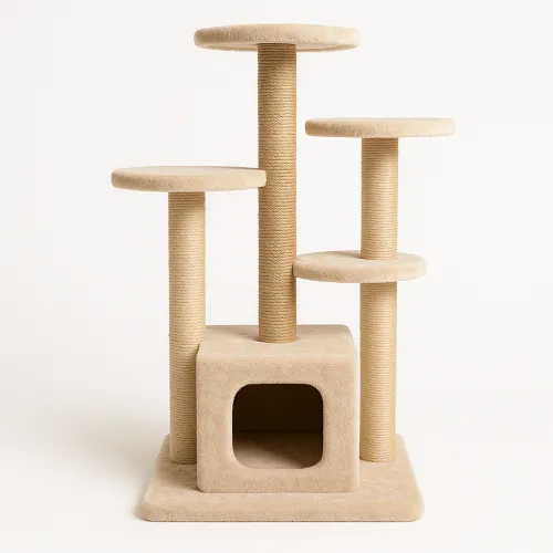 Comfortable and Stylish Cat House with Shelves for Relaxation and Play