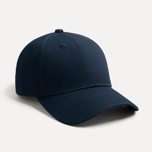 Dark blue baseball cap, comfortable and stylish for everyday wear