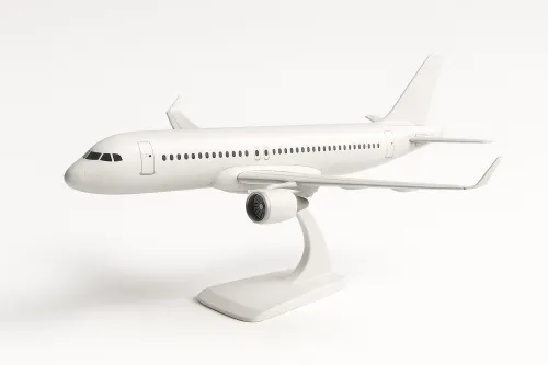 Detailed image of a model airplane in a minimalist style