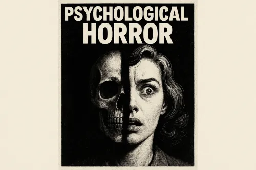 An illustration depicting the conflict between human fear and death