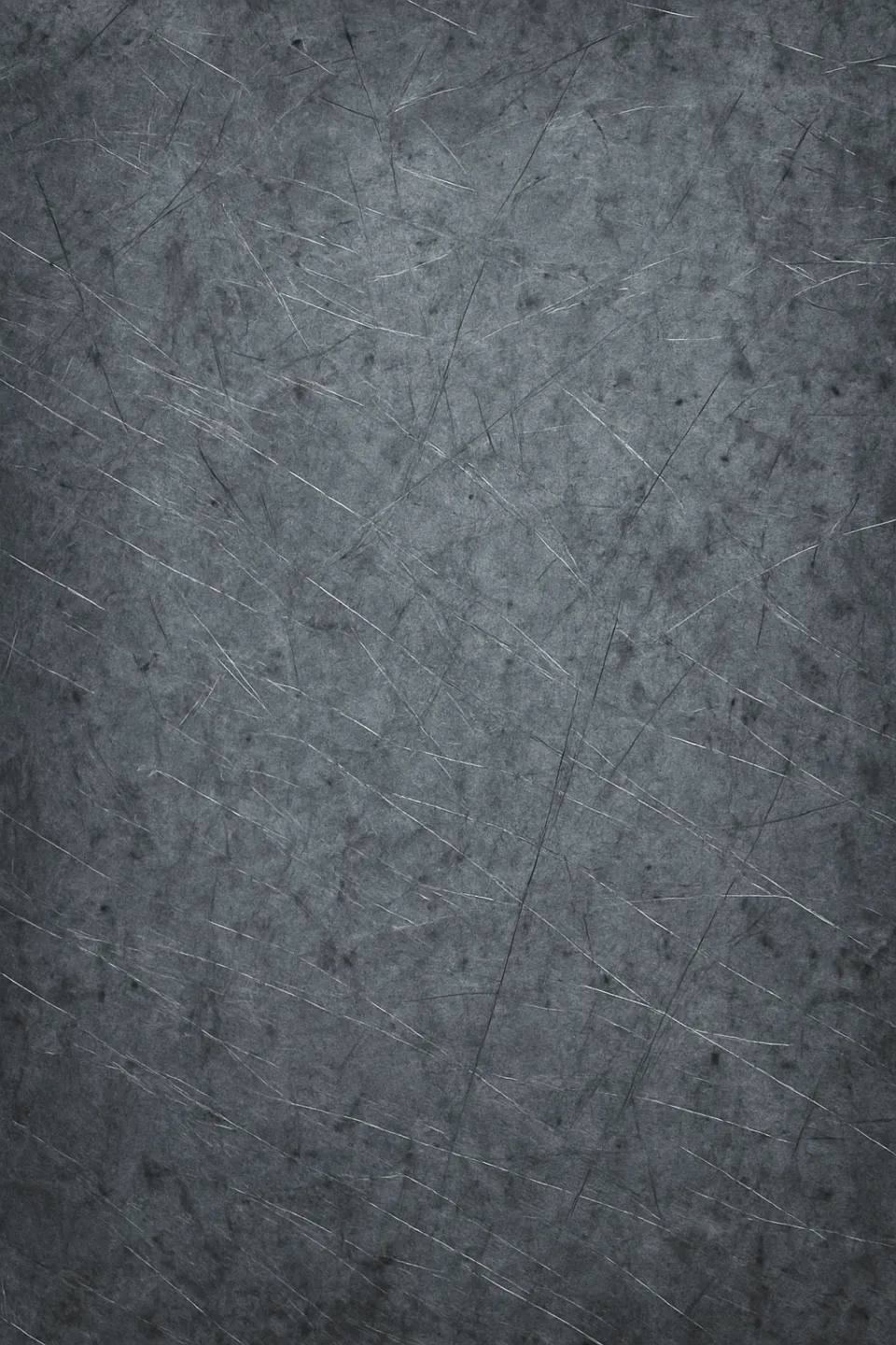 Superficie gris texturizada con rasguños y manchas visuales