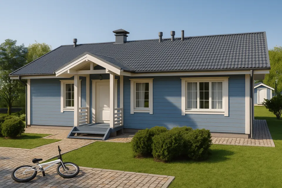 Cozy Country House with Green Lot and Bicycle