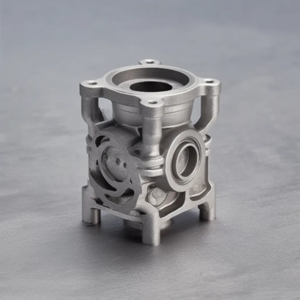 Complex Metal Part with Internal Mechanisms and Holes