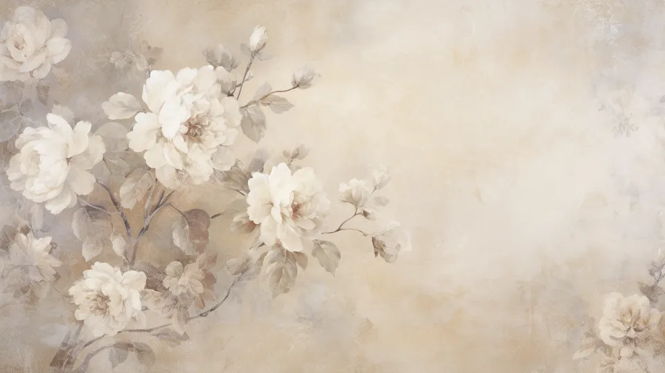 Image of peonies against a backdrop of gentle light hues