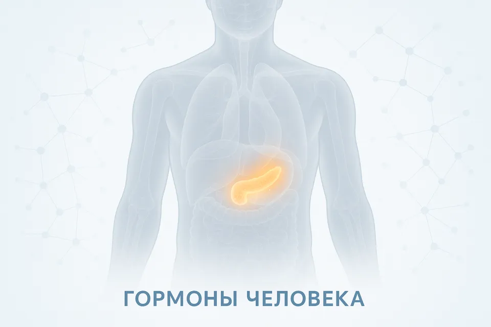 Ilustración de la ubicación de los órganos y hormonas endocrinas en el ser humano