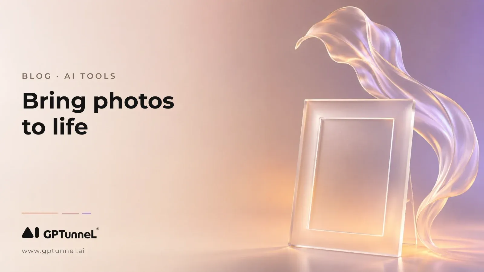 Bring Photos to Life with AI
