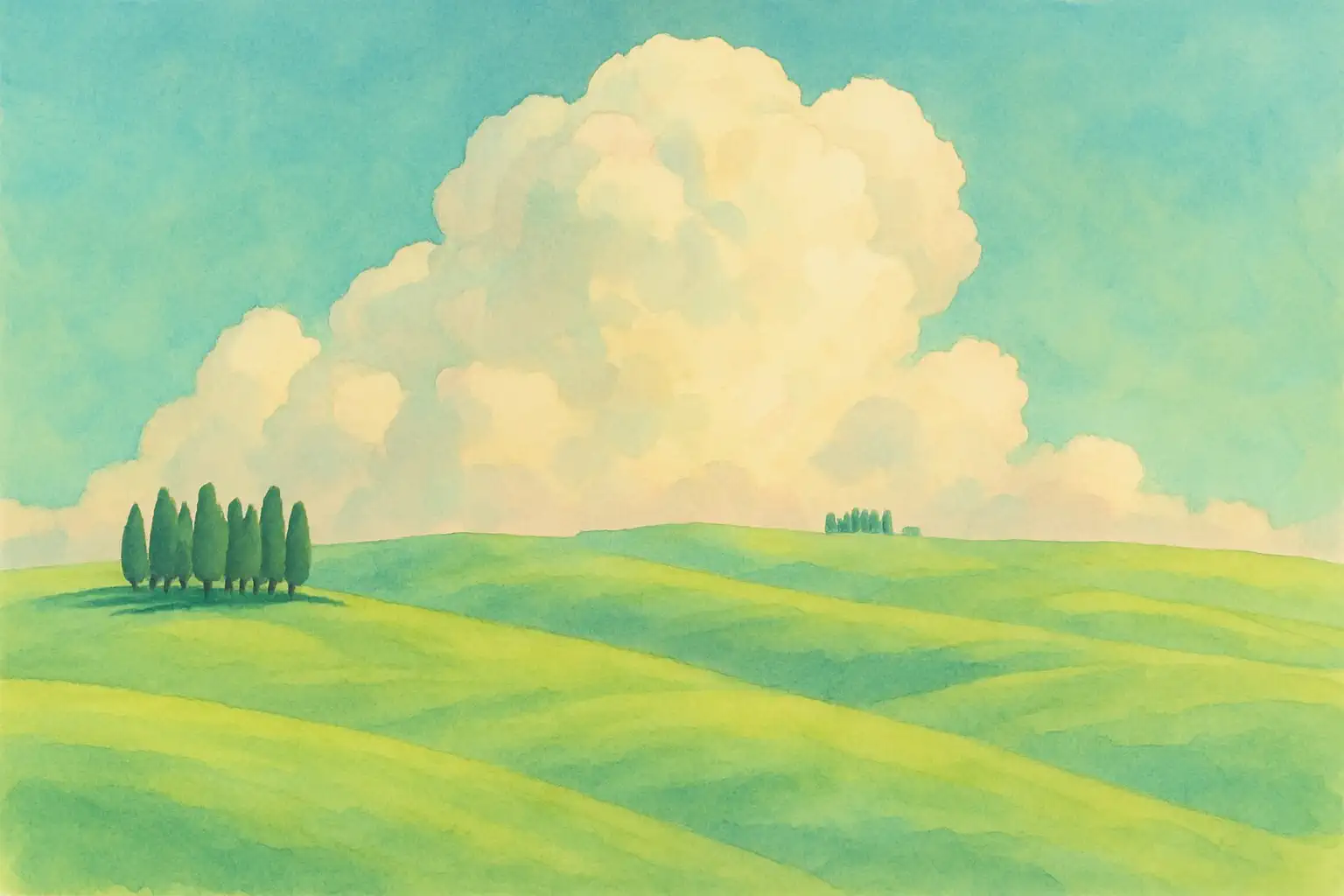 Screenshot of the GPTunneL interface: a landscape photo is attached in the input field, along with a prompt for generating an image in the Studio Ghibli aesthetic.